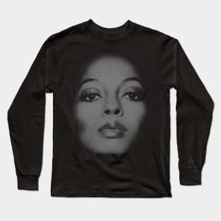 Retro Diana Ross Long Sleeve T-Shirt